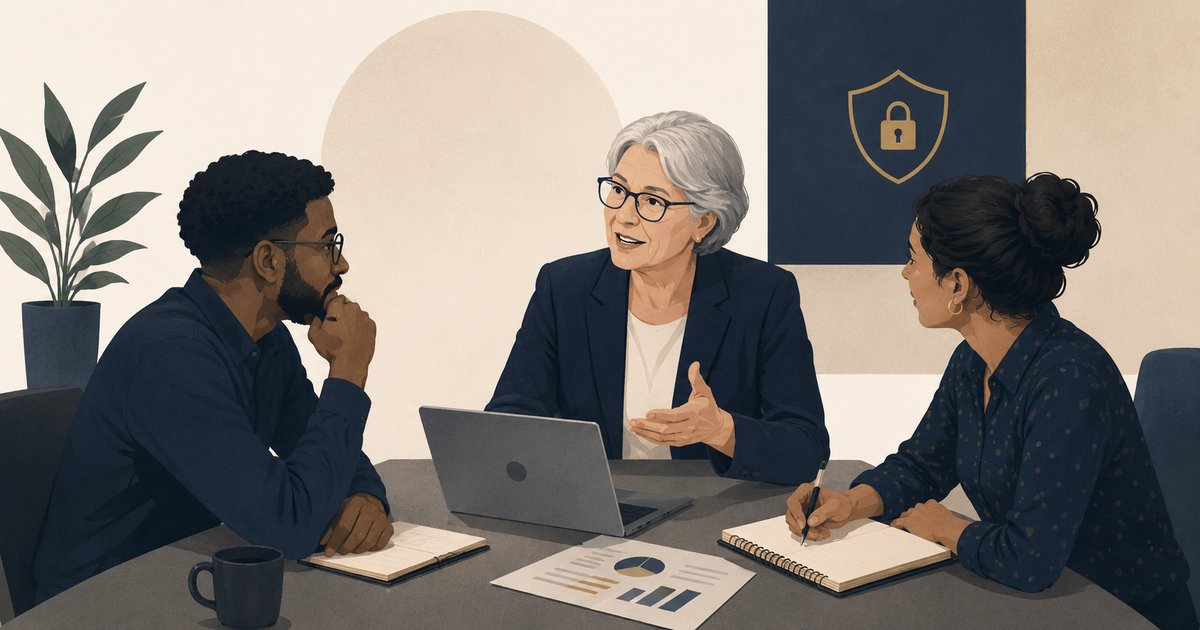 Penetration tester reviewing findings and client communication notes