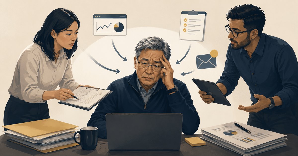 Senior penetration tester reviewing reports, client queries and delivery schedules
